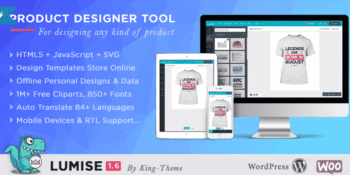 Lumise Product Designer for WooCommerce – Best Custom Product Design Tool (WordPress)