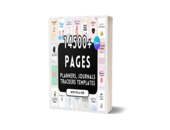 14500+ Pages PLR Canva Template Bundle, 200 Canva Templates, Planners