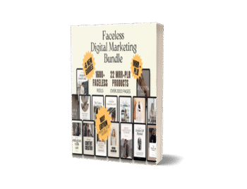 22 Faceless Digital Marketing MRR Products, Faceless Marketing, DFY, Master Resell Rights, Digital Marketing, Woman Digital Marketing